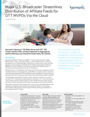 Preview of the Major U.S. Broadcaster Case Study