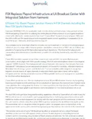 Preview of the FOX Networks Engineering & Operations Case Study