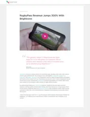 Preview of the RugbyPass Case Study