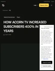 Preview of the Acorn TV Case Study