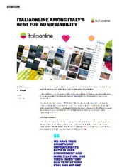 Preview of the Italiaonline Case Study