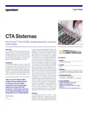 Preview of the CTA Sistemas Case Study