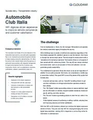 Preview of the Automobile Club Italia Case Study