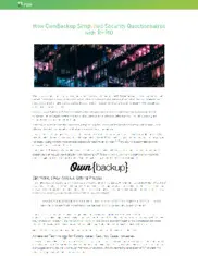 Preview of the OwnBackup Case Study