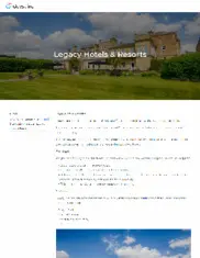 Preview of the Legacy Hotels & Resorts Case Study