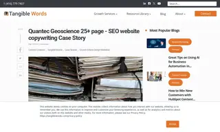 Preview of the Quantec Geoscience Case Study