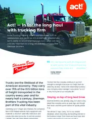 Preview of the Sherman Brothers Trucking Case Study