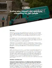 Preview of the Clutter Case Study