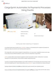 Preview of the CargoSprint Case Study