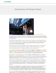 Preview of the Vineyard Theatre Case Study