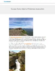 Preview of the Alberta Wilderness Association Case Study