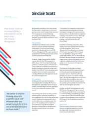 Preview of the Sinclair Scott Case Study