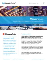 Preview of the MercuryGate Case Study