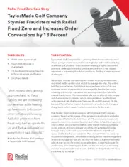 Preview of the TaylorMade Golf Company Case Study