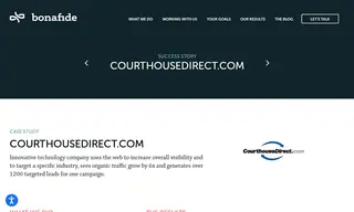 Preview of the CourthouseDirect.com Case Study