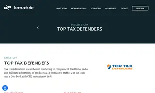 Preview of the Top Tax Defenders Case Study