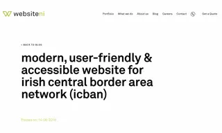 Preview of the Irish Central Border Area Network (ICBAN) Case Study