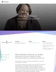 Preview of the Mount St. Mary’s University Case Study