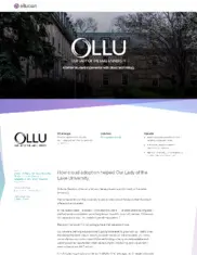 Preview of the Our Lady of the Lake University Case Study