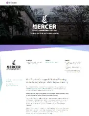 Preview of the Mercer County Community College Case Study