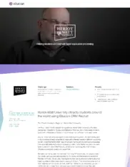 Preview of the Heriot-Watt University Case Study