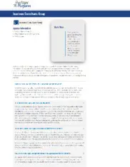 Preview of the Insurance Consultants Group Case Study