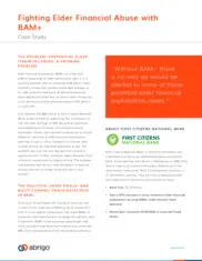 Preview of the First Citizens National Bank Case Study