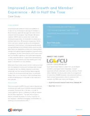Preview of the Local Government Federal Credit Union Case Study