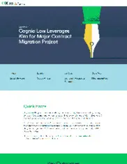 Preview of the Cognia Law Case Study