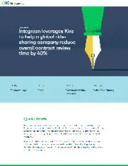 Preview of the Integreon Case Study