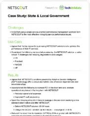 Preview of the State & Local Government Case Study