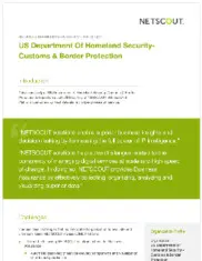 Preview of the US Department of Homeland Security-Customs & Border Protection Case Study