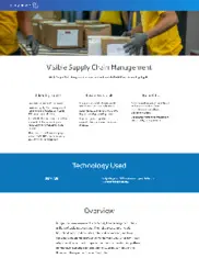 Preview of the Visible Supply Chain Management Case Study