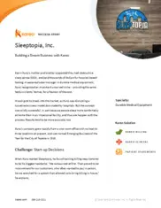 Preview of the Sleeptopia, Inc. Case Study