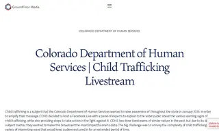 Preview of the Colorado Department of Human Services Case Study