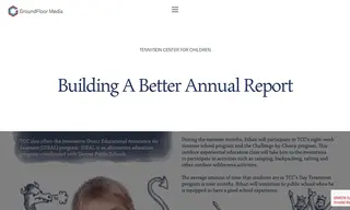 Preview of the Tennyson Center For Children Case Study