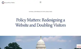 Preview of the National Conference of State Legislatures Case Study