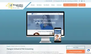 Preview of the Paragon School of Pet Grooming Case Study