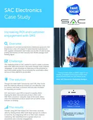 Preview of the SAC Electronics Case Study