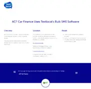 Preview of the ACF Car Finance Case Study