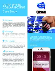 Preview of the Ultra White Collar Boxing Case Study