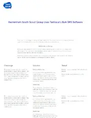 Preview of the Scouts Case Study