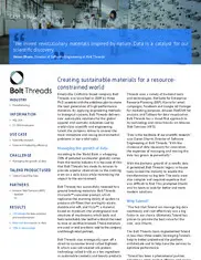 Preview of the Bolt Threads Case Study