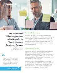 Preview of the +Acumen Case Study