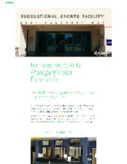 Preview of the Berkeley Rec Sports Case Study