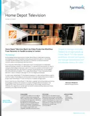 Preview of the Home Depot Television Case Study