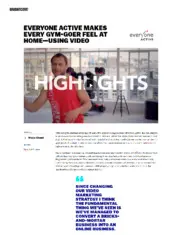 Preview of the Everyone Active Case Study