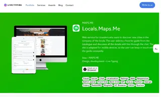 Preview of the Locals.Maps.Me Case Study