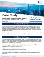 Preview of the Banking Loyalty Rewards Company Case Study