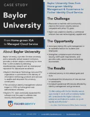 Preview of the Baylor University Case Study